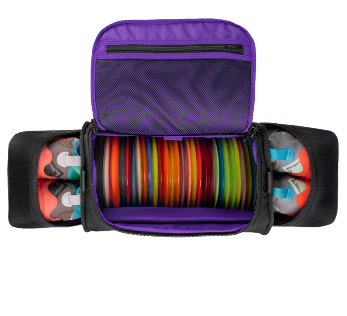 Paul McBeth Grip Travel Duffel BK/PR Disc Golf Bag