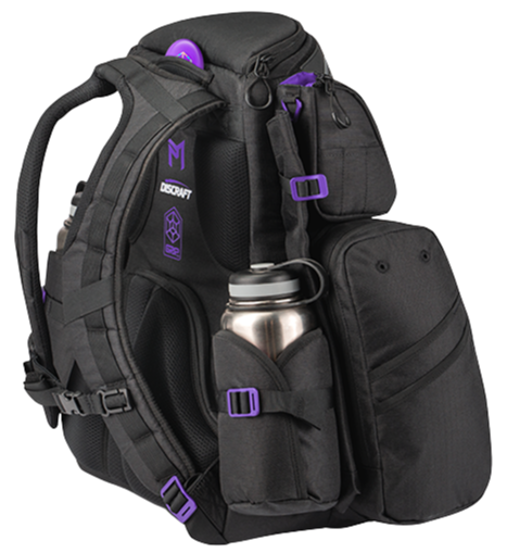 unnamed (36) Paul McBeth PX1 BK/PUR Disc Golf Bag & Luna